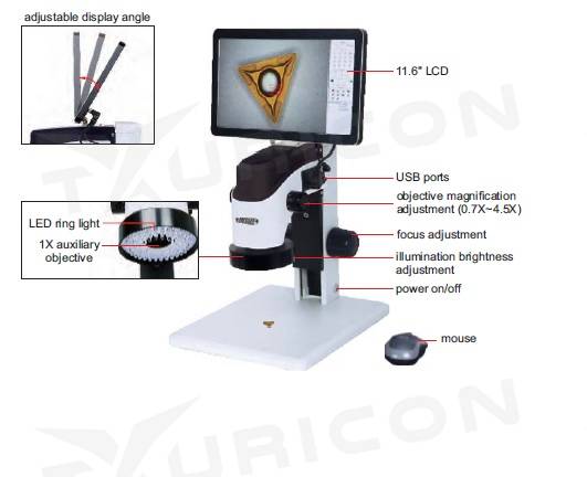 Digital measuring microscope (standard model) | Tauricon - meradlá ...